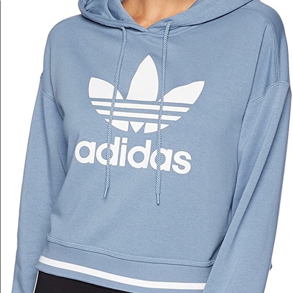 adidas active icons cropped hoodie